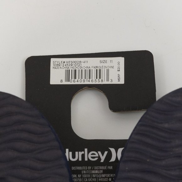 Hurley Men\'s USA Flag \'Red Blue\' Thong Sandals HFS0026-008 Multi Size main image 8